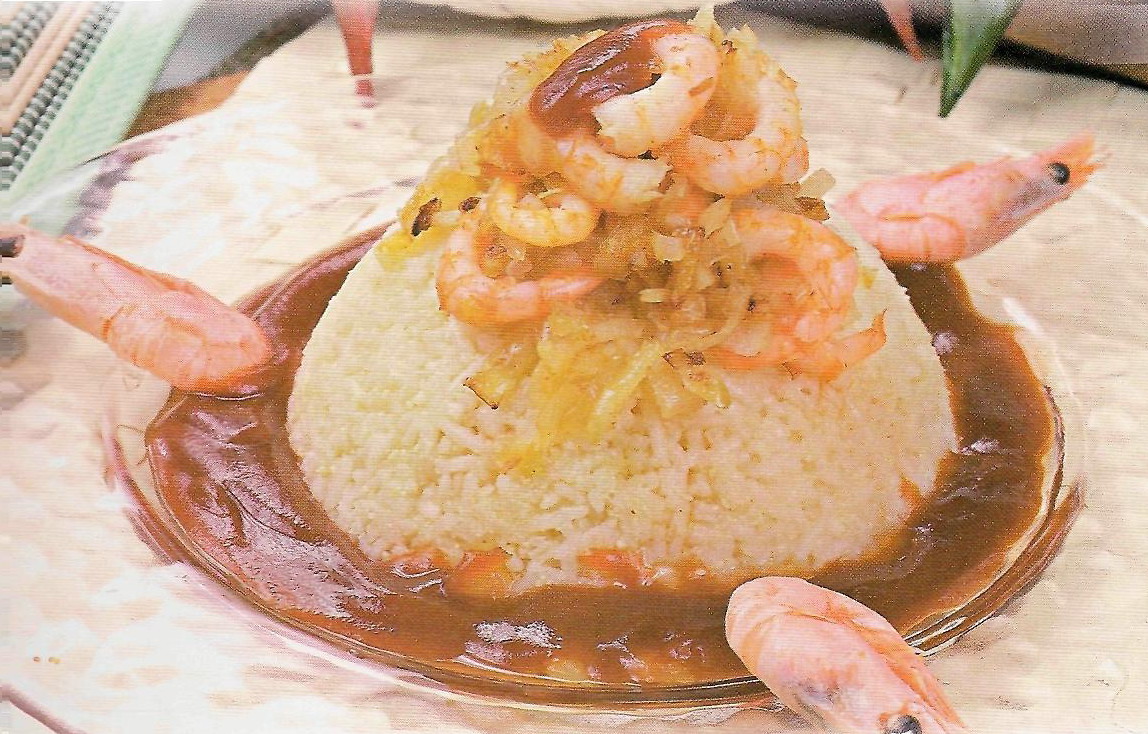 Рис с креветками, рецепт рис с креветками, креветки с сыром