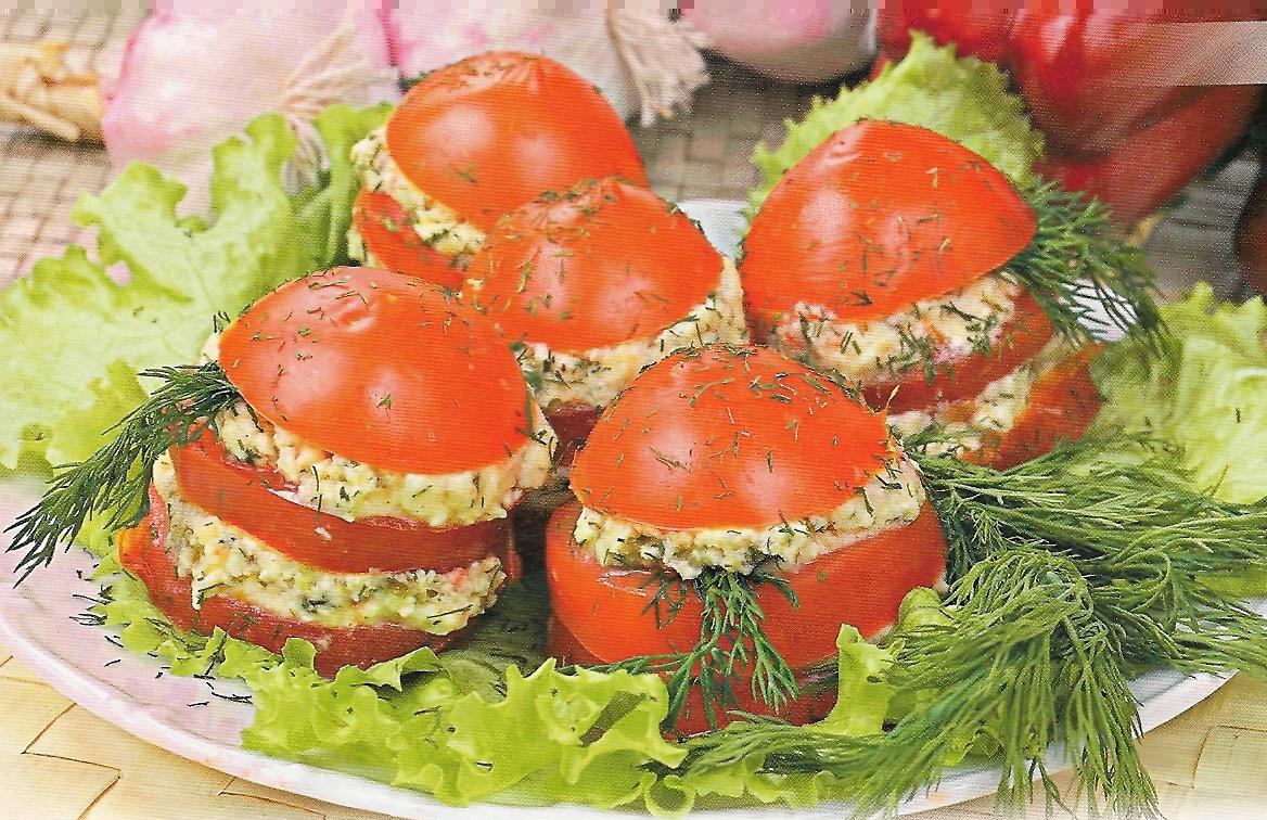 помидоры фаршированные сыром и чесноком, фаршированные помидоры рецепты, фаршированные помидоры в духовке