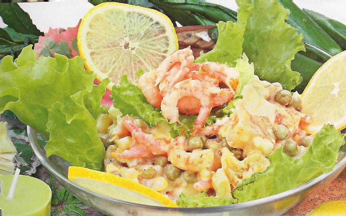вкусный салат с креветками, салат с креветками с фото, салат с креветками рецепты с фото