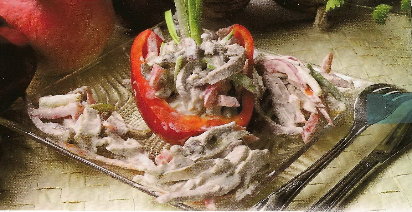салат по-строгановски, салат с говядиной рецепт, салат с вареной говядиной
